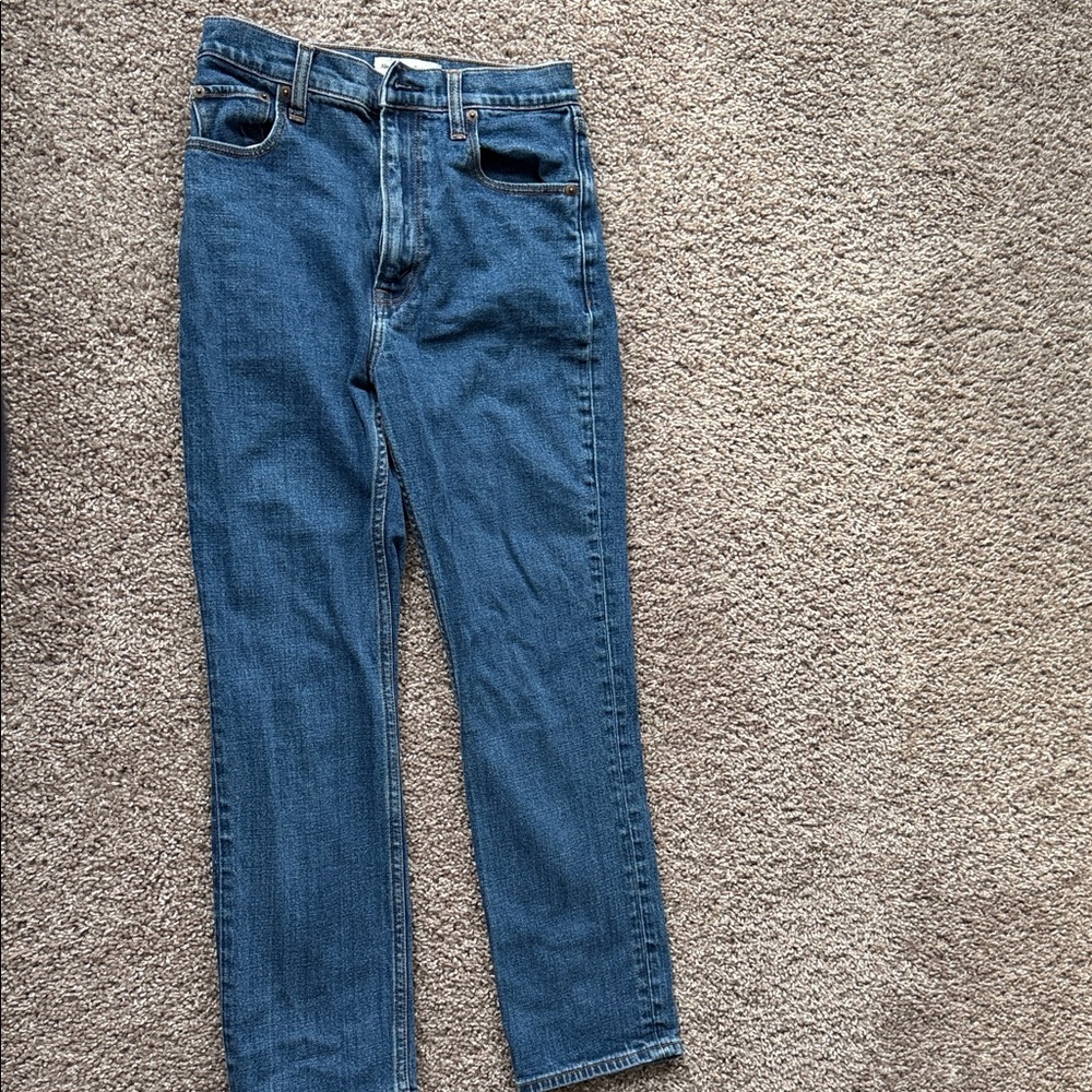 Abercrombie Ankle Straight Ultra High Rise Women’s Jeans